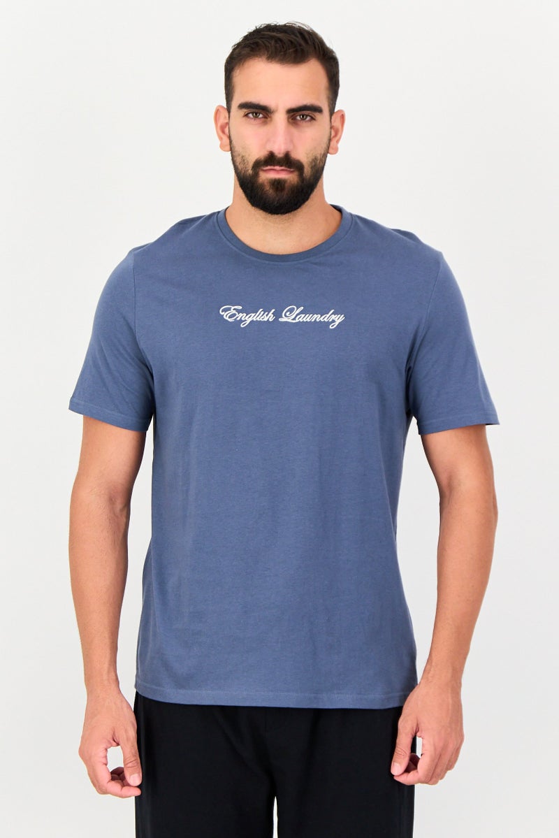 English Laundry طقم تي شيرت قصير الأكمام وبنطلون بيجاما للرجال 2 قطعة، متعدد الألوان - Image 2